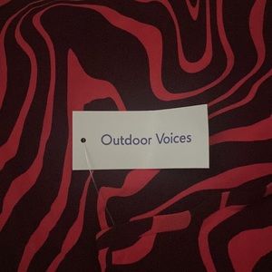 NWT OUTDOOR VOICES EXERCISE DRESS- poppy swirl